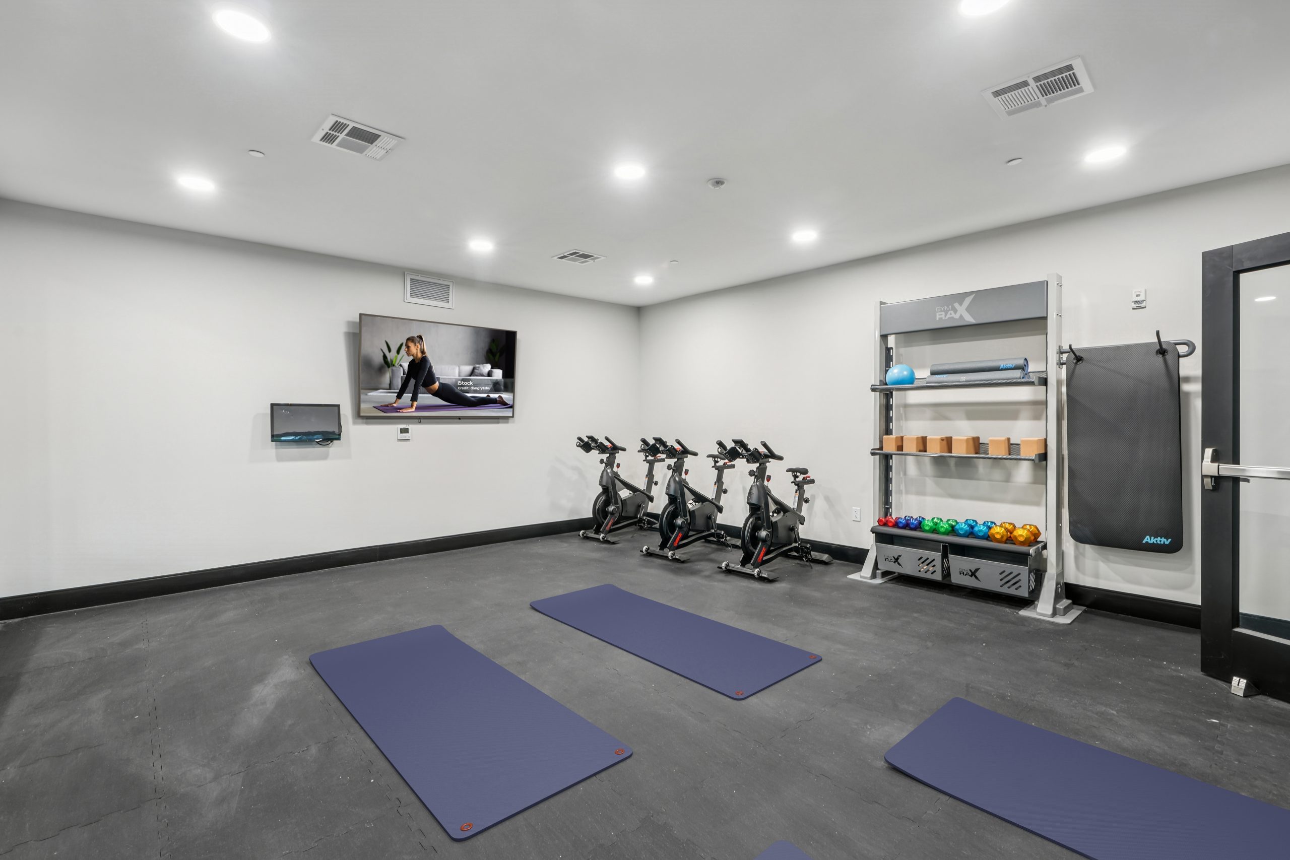 Inside Embark's fitness center in East Orange, NJ