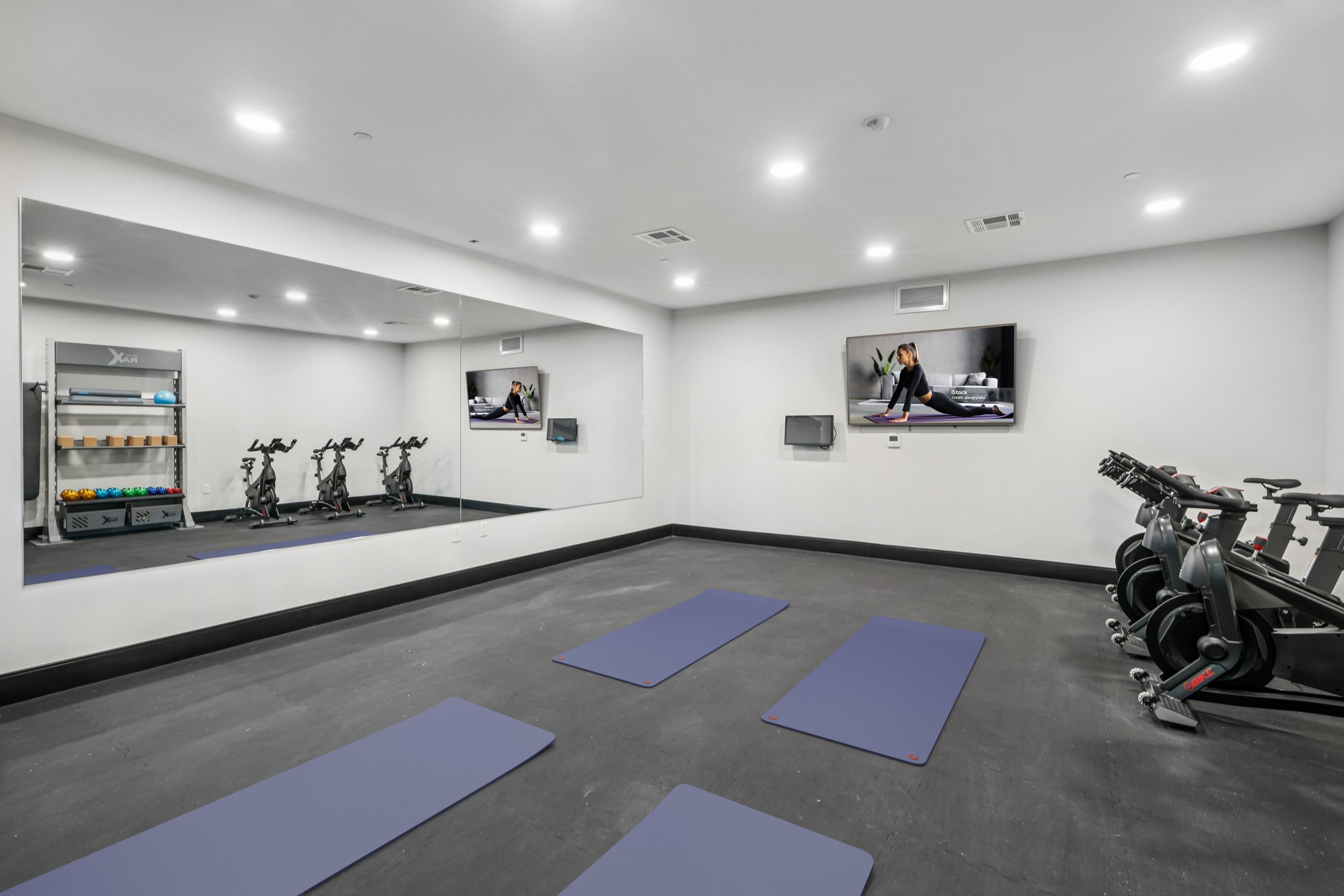 Inside Embark's fitness center in East Orange, NJ